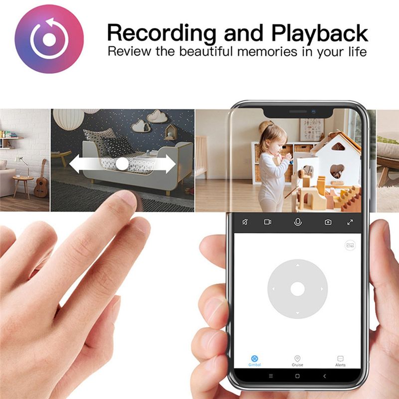 Wireless Baby Monitor - Cámara Wifi Tuya Esencial para Interiores,