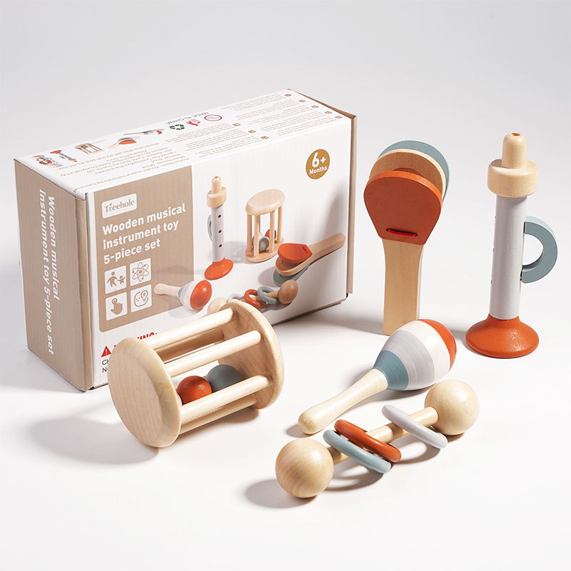 Baby Rattle Toy Set - 5 uds instrumentos musicales para bebés