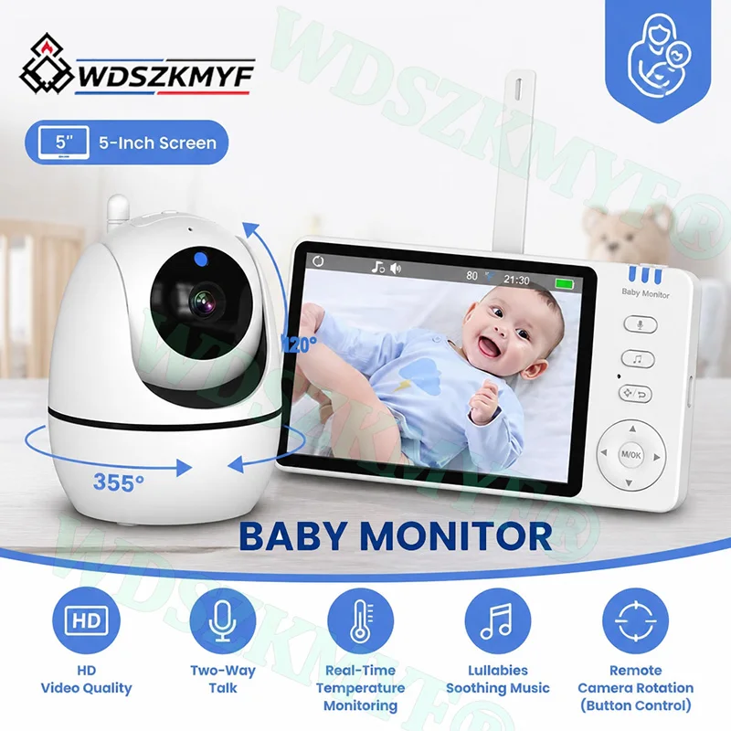 Wireless Baby Monitor - Monitor para Bebés de 5 Pulgadas