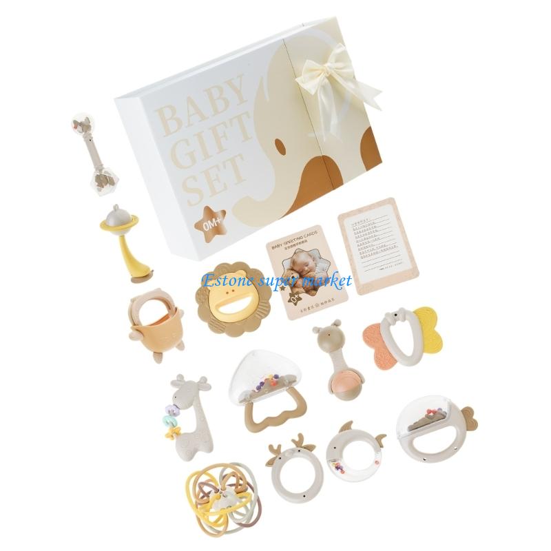 Baby Rattle Toy Set - 090B Juguete sonajero infantil 14 Uds.,
