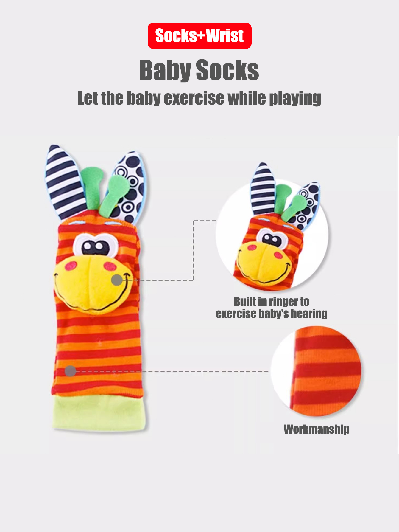 4 unids/set bebé muñeca sonaje - Baby Rattle Toy Set reseña y precio