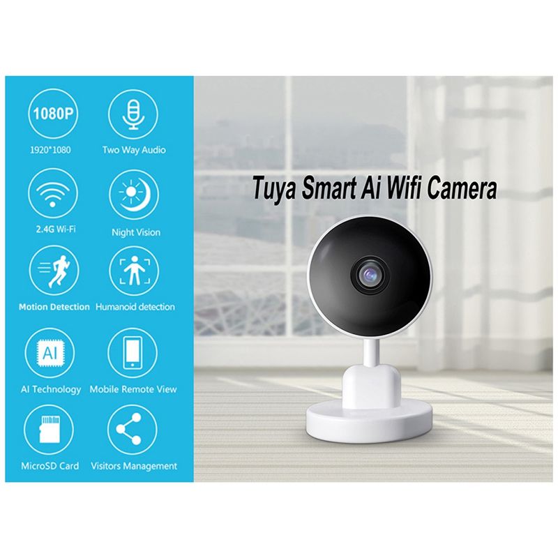 Cámara Wifi Tuya Esencial para - Wireless Baby Monitor reseña y precio