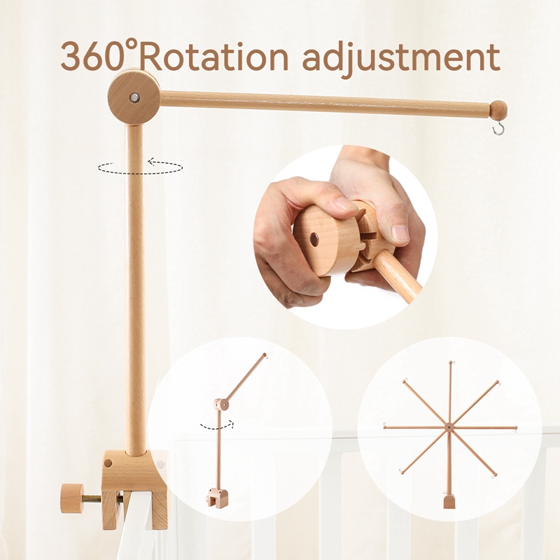 Soporte de campana para cama d - Baby Rattle Toy Set reseña y precio