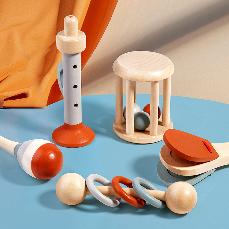 5 uds instrumentos musicales p - Baby Rattle Toy Set reseña y precio