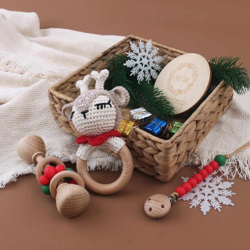 1 Juego de sonajero de conejo  - Baby Rattle Toy Set reseña y precio