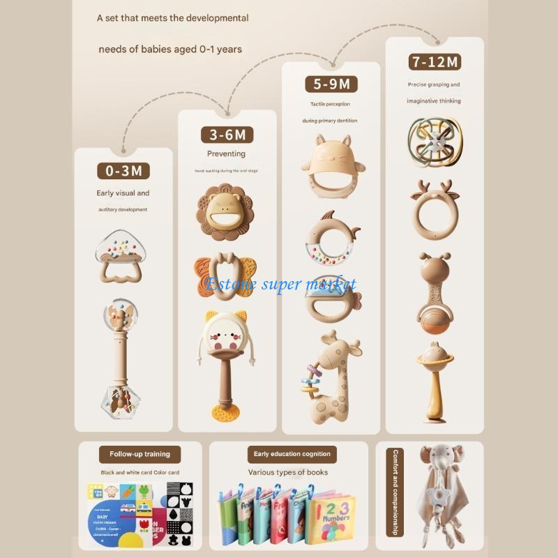 090B Juguete sonajero infantil - Baby Rattle Toy Set reseña y precio