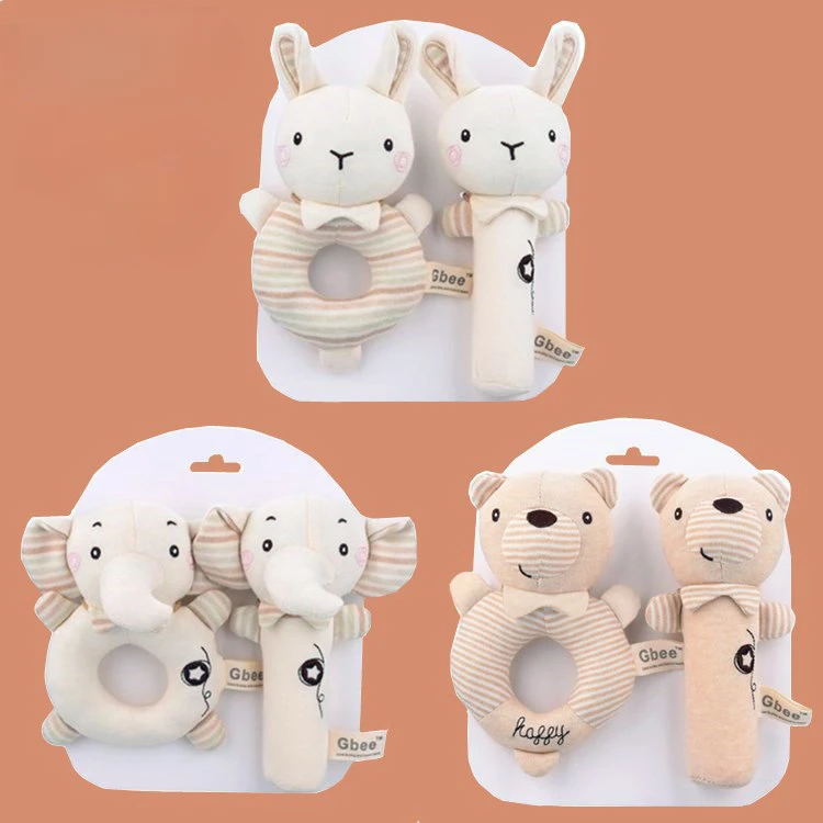 Sonajeros suaves de dibujos an - Baby Rattle Toy Set reseña y precio