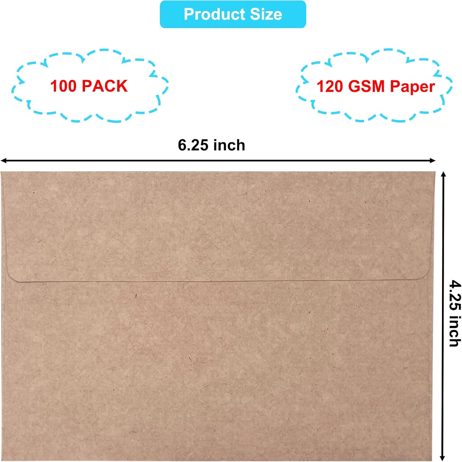 Paquete de 100 Sobres Kraft 4x - Baby Products Pack reseña y precio