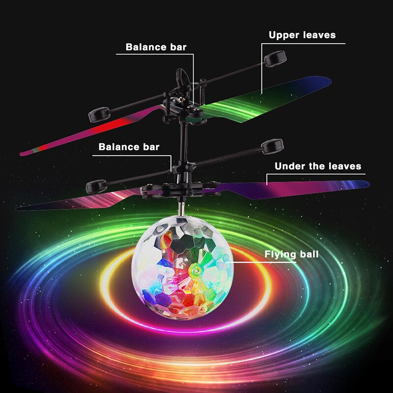Colorido mini Dron LED brillan - Baby Products Unique reseña y precio
