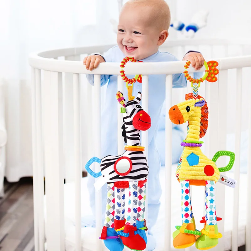 Sonajeros de animales de cebra - Baby Rattle Toy Set reseña y precio