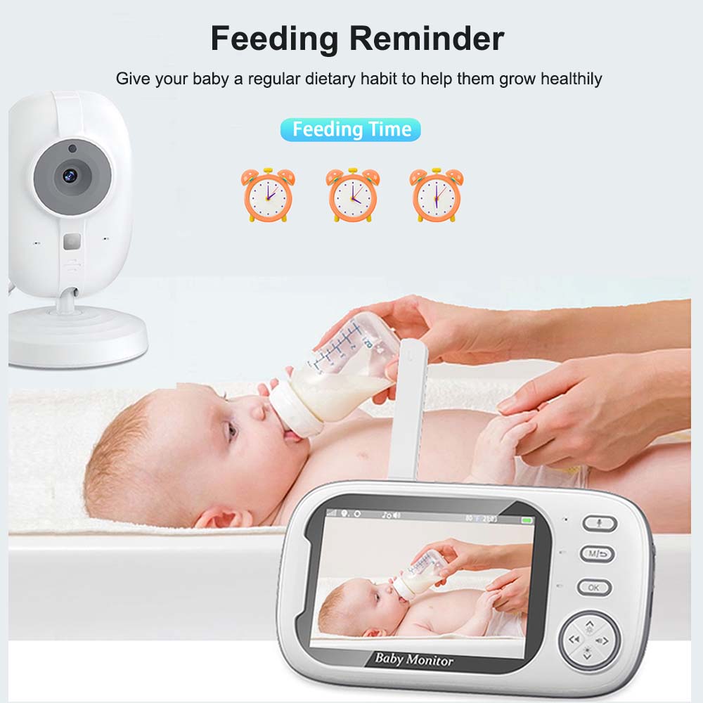 Monitor de vídeo para bebés, 3 - Wireless Baby Monitor reseña y precio