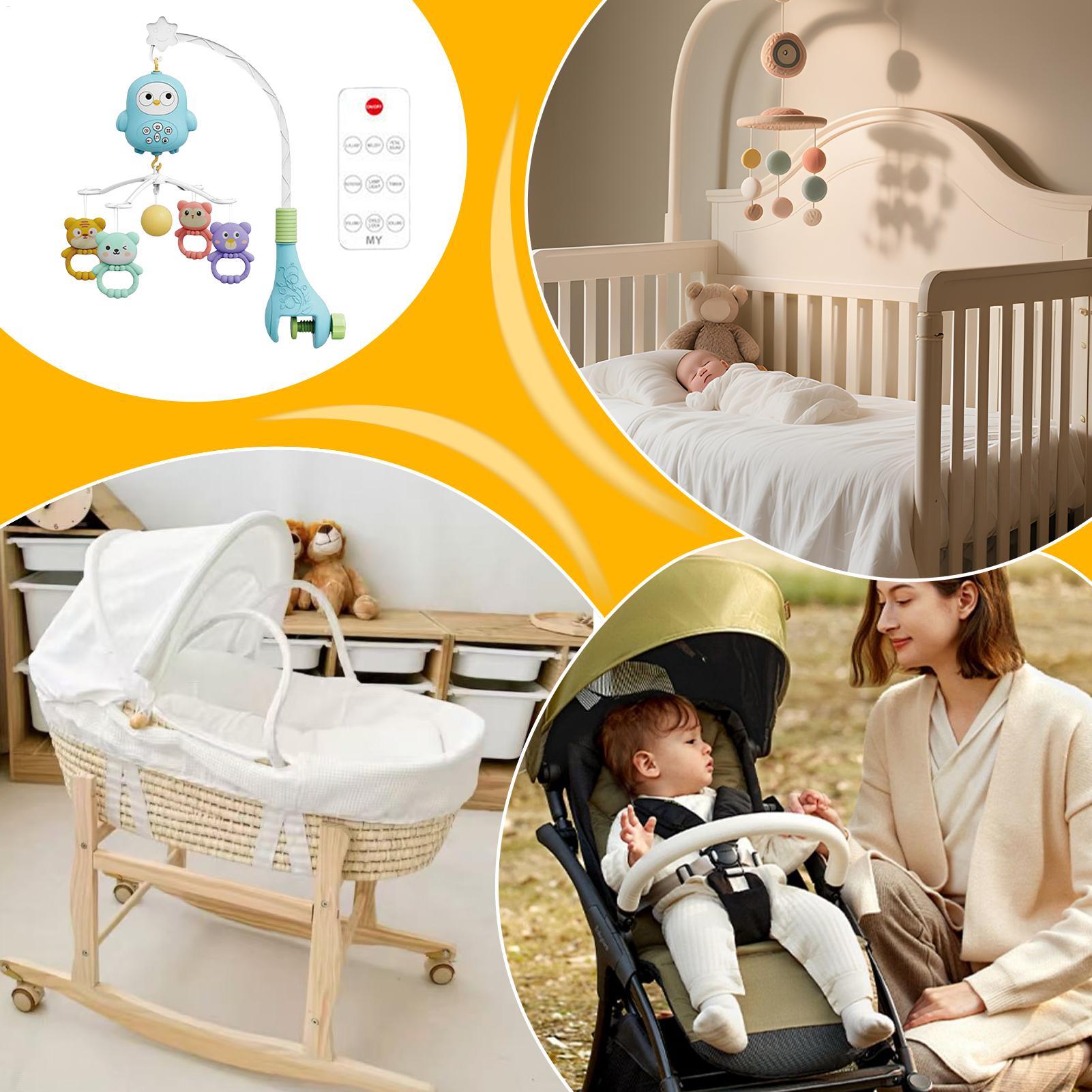 Móvil para cuna Musical, jugue - Baby Rattle Toy Set reseña y precio